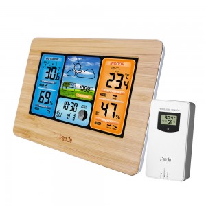 Digital Weather Station Clock Indoor Outdoor Weather Forecast Barometer Thermometer Hygrometer
