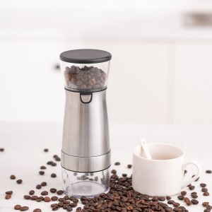 Electric Coffee Grinder Portable USB Stainless Steel Coffee Bean Grinder