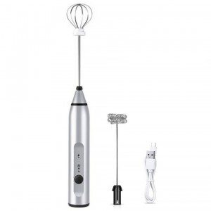 Electric Coffee Mixer Rechargeable Milk Shaker Maker Frother Foamer USB Charging Egg Beater