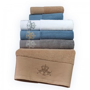 Ang bath towel ay nagtatakda ng hotel towel set ng mga luxury custom na hotel towel