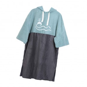 Khăn Poncho chất lượng cao áo choàng lướt ướt và khô mùa hè logo tùy chỉnh