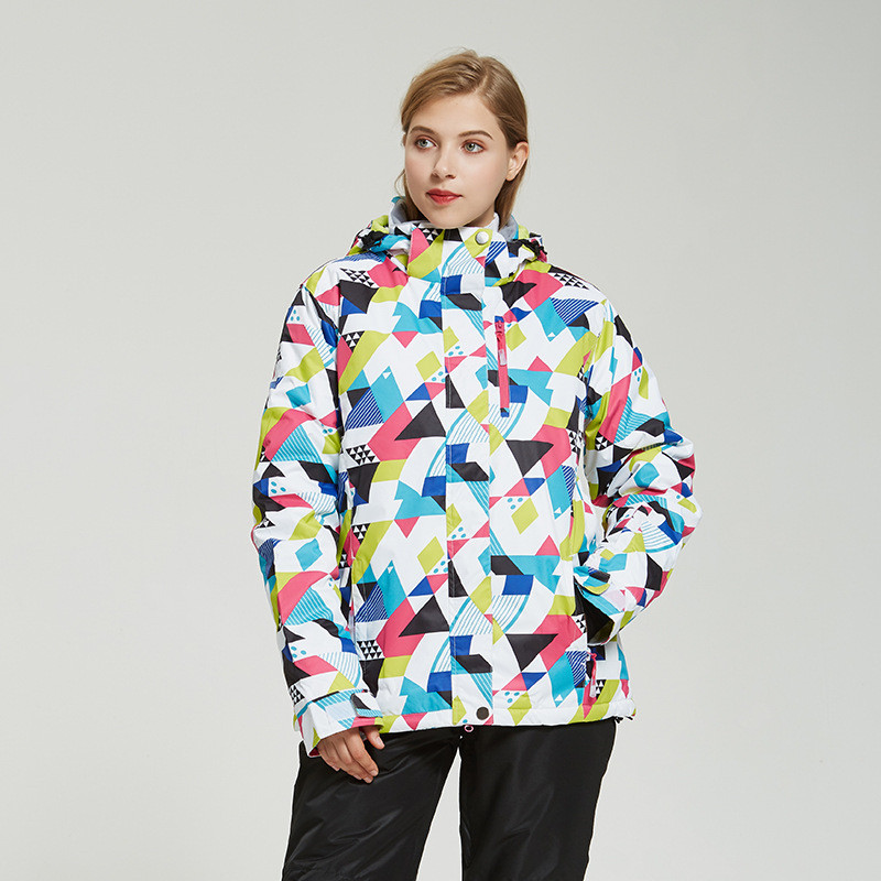 χειμερινό μπουφάν για σκι κοστούμι αδιάβροχο μπουφάν Snowboard και κοστούμι παντελόνι σαλιάρα Επιλεγμένη εικόνα