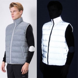 Reflective Safety Vest Cotton Down Para sa Outdoor Sport