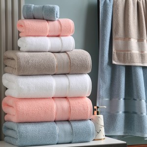 Ręcznik kąpielowy ze 100% bawełny, luksusowy zestaw luksusowych ręczników kąpielowych, dostosowane logo