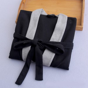 Wafel Spa & Bath Robes Knit Quick Dry Soft Lightweight Kimono foar froulju