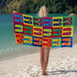 Негабаритное полотенце для бассейна из 100% хлопка, устойчивое к песку, для отелей и пляжей
