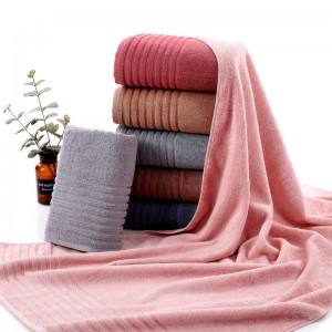 Conjuntos de toalhas de banho de bambu 100% algodão, conjunto de 3 toalhas baratas