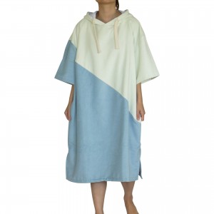 Ավազի բամբակ / Mircofiber Poncho Hooded Լողափի Սրբիչ Մեծահասակների համար