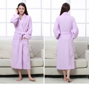 Турски фротир 100% памук кимоно спа баде мантил