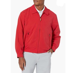 Jachetă de golf cu fermoar în față pentru bărbați, mărimi obișnuite și mari înalte