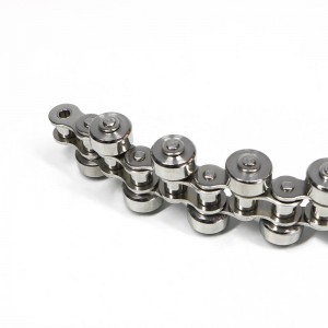 SS Roller Conveyor Chains for Short Pitch ឬ Double Pitch Straight Plate
