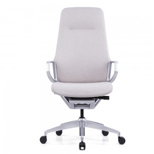 Ръководителски стол от сив плат