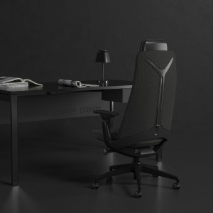 Tovární cena Ergonomická látková kancelářská židle s vysokým opěradlem