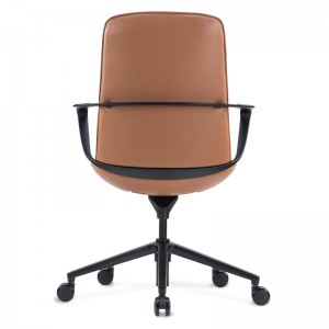 Mid Back Leather Office Chair Executive