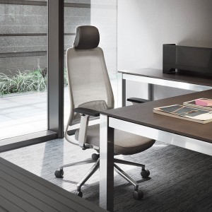 Nou design ergonomic plasă înapoi birou pivotant uman