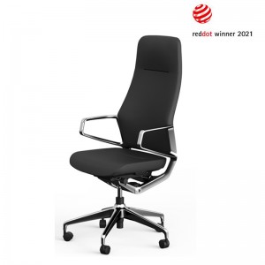 ARICO-Ergonomická kožená kancelářská židle