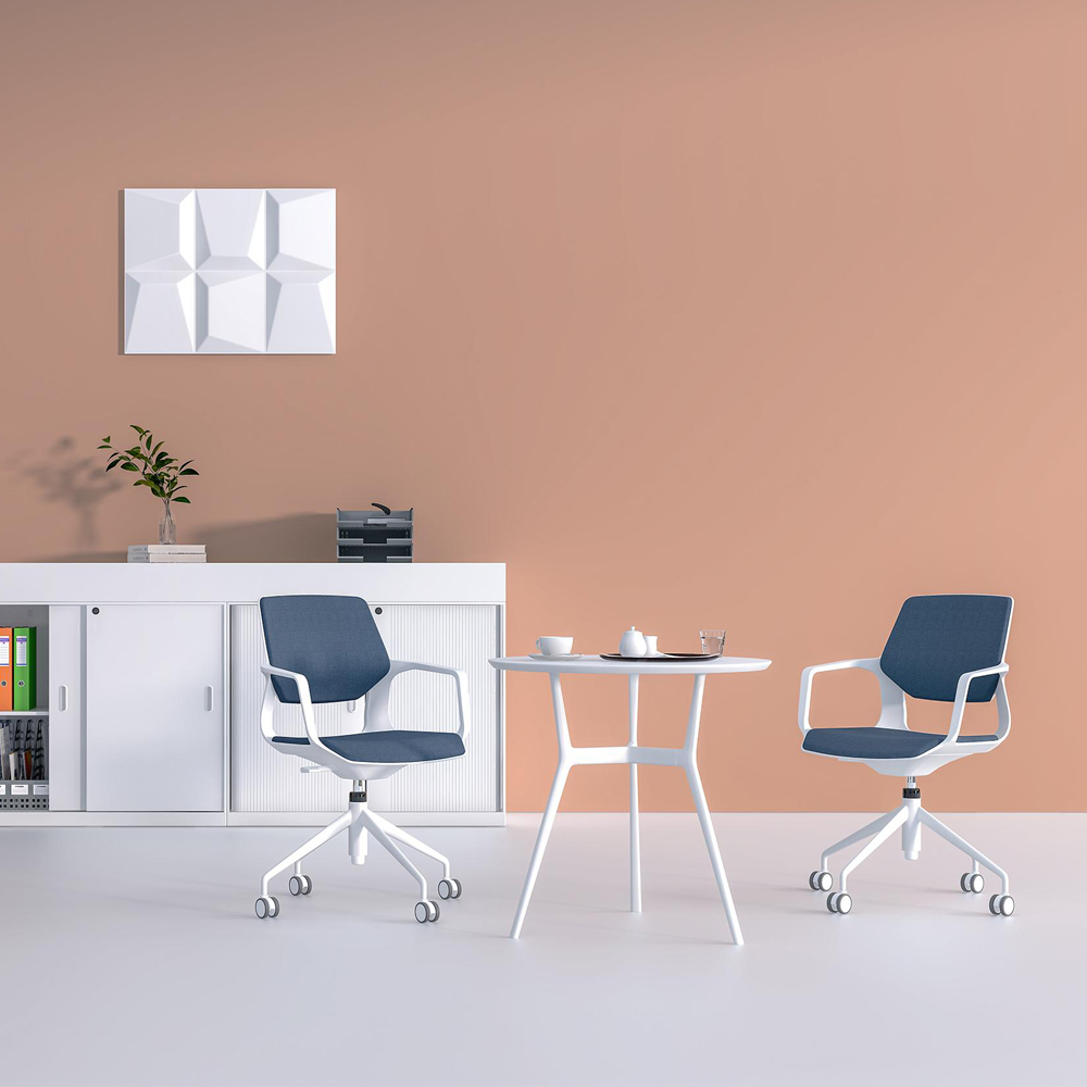 Lounge Cadeira de escritório pequena com costas baixas Imagem em destaque