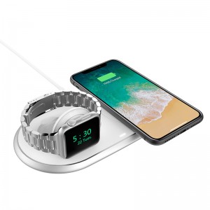 Wireless Charging Station Compatible with iPhone & iWatch