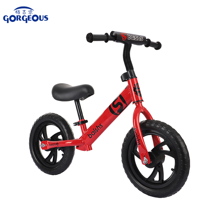2022 balance bike carbon wheel oem kids baishs highper bicycle balance bike for toddlers