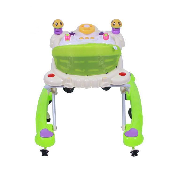 new model baby walker multifunction/inflatable rings baby walker/360 degree rotating baby walker 8 swivel wheels