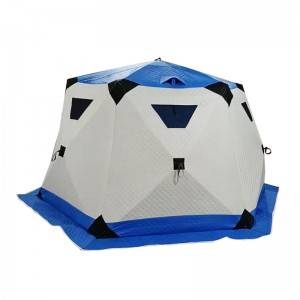 ກາງແຈ້ງລະດູຫນາວ insulated ກ້ອນ tent ການຫາປາ