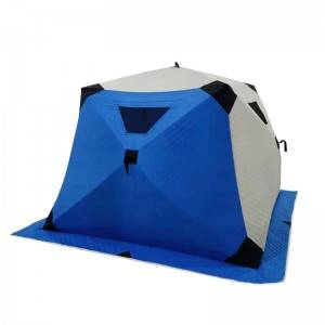 China OEM China 3-8 Person Ice Fishing Tent with Ventilation Windows and Carry Pack