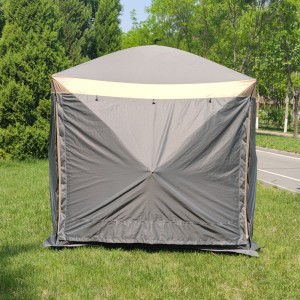6 Side Anti Mosquito Travel Screen Shelter Portable Pop Up Gazebo Tent ងាយស្រួលតំឡើងក្នុងរយៈពេល 60 វិនាទី