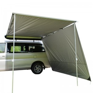 OEM Supply China Foldable Waterproof Car Side Awning Vehicle Retractable Awning