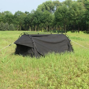 Tilpasset slitesterk camping utendørs lerret dobbelt australsk swag telt