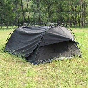 Australian 2 Person Aluminum Pole Canvas Waterproof Double Swag Tent Para sa Outdoor Camping