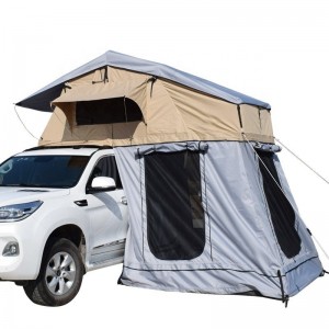 OEM Кина Кина 4X4 Теренски водоотпорен шатор за кампување со 270 степени вентилатор Fox Wing страничен шатор за SUV Camper Trail RV