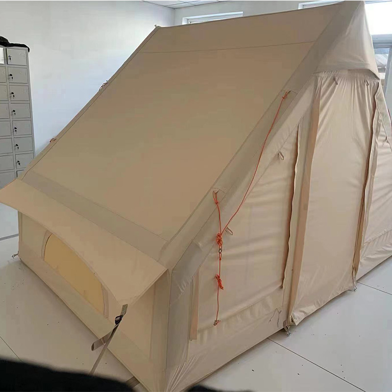 Lett oppblåsbart telt i oxford stoff blås opp campinghus eventtelt Utvalgt bilde