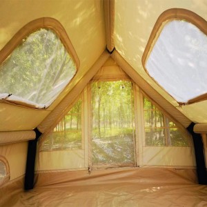 Lett oppblåsbart telt i oxford-stoff oppblåst campinghus-arrangementstelt