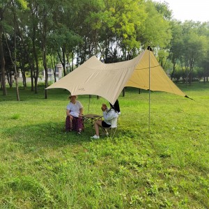 2022 Nytt tilpasset utendørs camping solkrem baldakin telt
