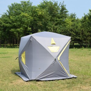 Russia Hot Sale Breathable Straight àmúró Quick Open Ipago bivvy mabomire Ipeja agọ