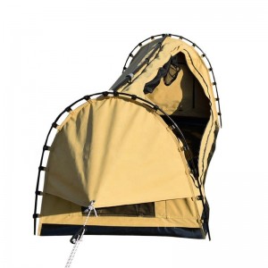 Camping canvas swag tent
