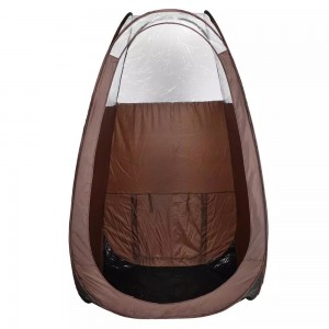 ໂຮງງານຜະລິດໂດຍກົງຂາຍ 210T portable pop up spray tanning tent