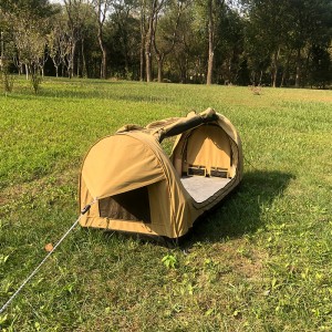 Tenda di lusso portatile Tenda doppia gonfiabile da campeggio impermeabile Swag
