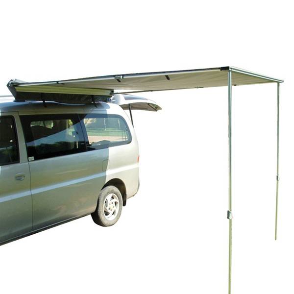 Tente de toit pour camping-car avec auvent latéral Image en vedette