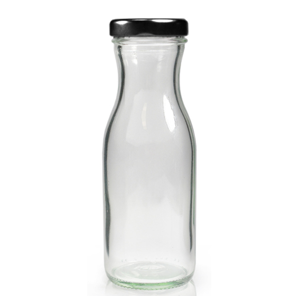 150ml 250ml Clear Glass Carafe Bottle & Twist-Off Lid