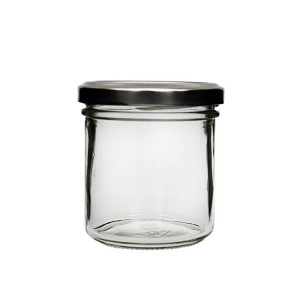 212ml Bonta Round Jam Jar with Twist-Off Lid