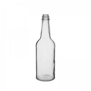 5 ऑउंस क्लियर ग्लास विनेगर बोतल और ड्रॉपर कैप