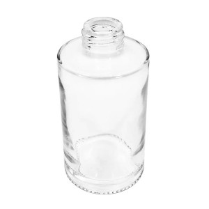 50 ml skaidraus stiklo paprastas buteliukas (be dangtelio)