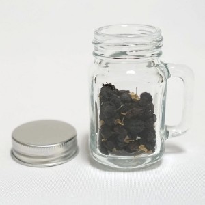 36 ml Mini Glass Mason Jars Shot Glass su rankena