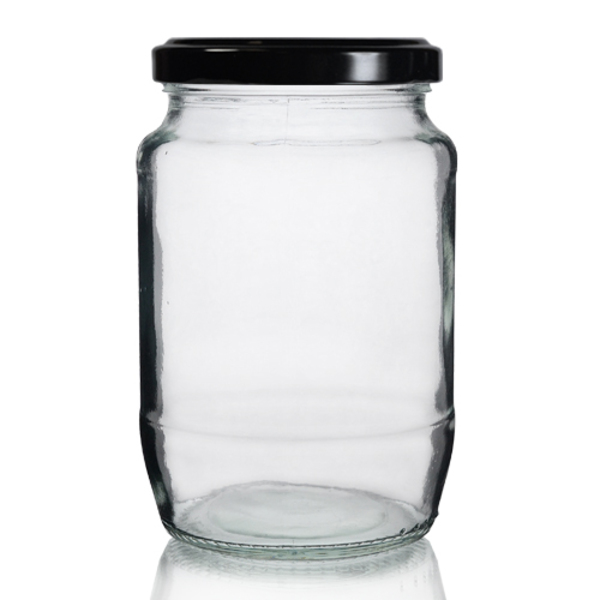 700ml Tin-aw nga Glass Food Jar & Twist-Off Taklob