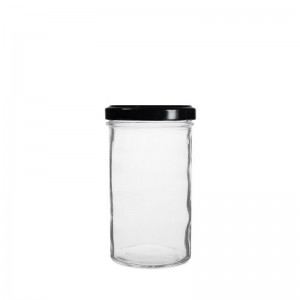277ml Bonta Clear Glass Food Jar & Twist-Off Cover