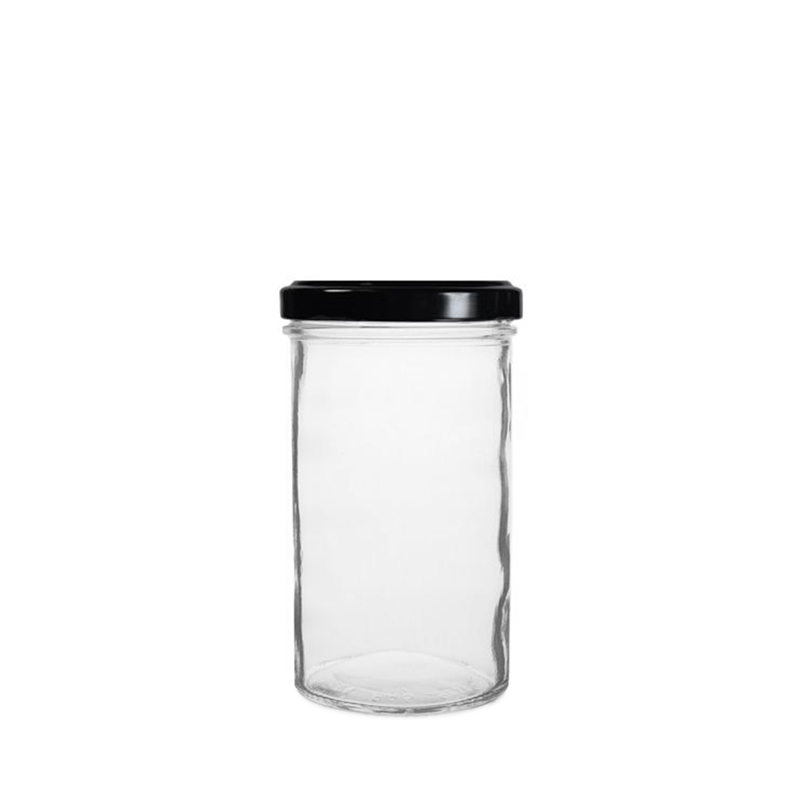 277ml Bonta Clear Glass Food Jar & Twist-Off Lid
