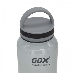 GOX BPA Free Water Bottle with Wide Mouth and Carry Handle