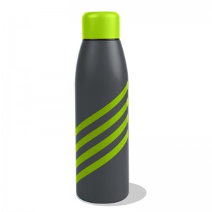 GOX Μπουκάλι νερού από ανοξείδωτο χάλυβα διπλού τοίχου με μόνωση κενού 17 oz για σπορ για ταξίδια