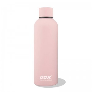 GOX China OEM 500ml Double Wall Vacuum Insulated Water Bottle